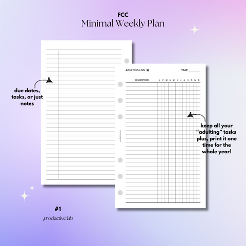 #1 Adulting Log