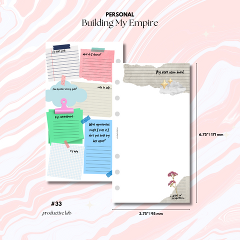 #33 My 2025 Vision Board Dashboard