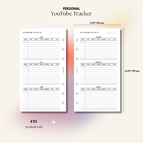 #23 YouTube Tracker