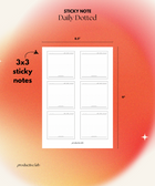 #4 Daily Dotted Sticky Note