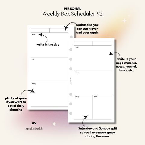 #9 Weekly Box Scheduler V2
