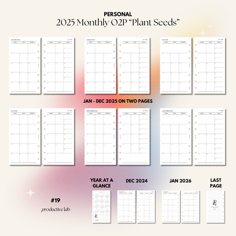 #19 2025 Monthly O2P “Plant Seeds”