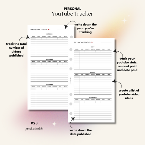 #23 YouTube Tracker