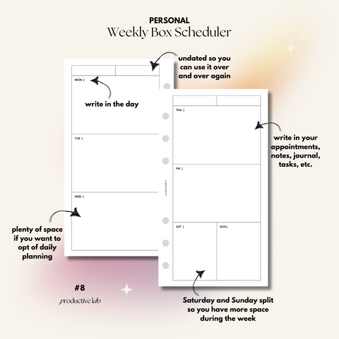 #8 Weekly Box Scheduler