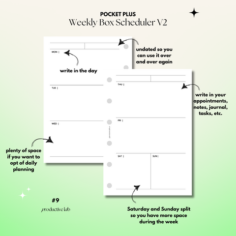 #9 Weekly Box Scheduler V2