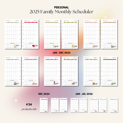 #24 2025 Family Monthly Scheduler