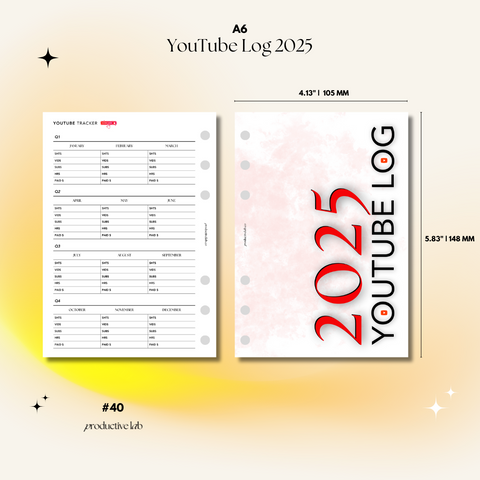 #40 YouTube Log 2025