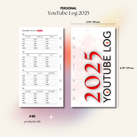 #40 YouTube Log 2025
