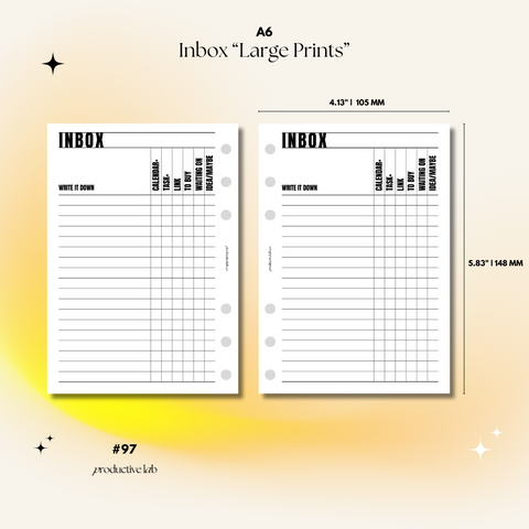 #97 Inbox "Large Prints"