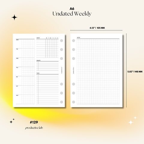 #129 Undated Weekly "Stay Focused" O2P