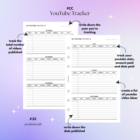 #23 YouTube Tracker