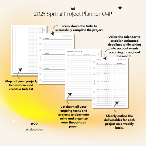 #92 2025 Spring Project Planner