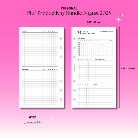 #112-8 PLC Productivity Bundle August 2025