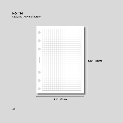 #134 Undated Daily Scheduler