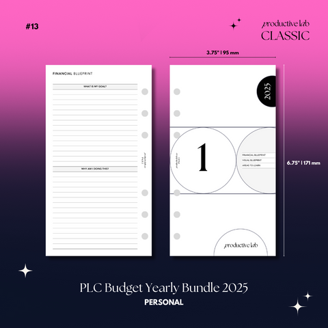 #13 PLC Budget Yearly Bundle 2025