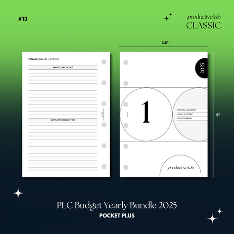#13 PLC Budget Yearly Bundle 2025