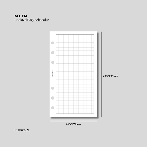 #134 Undated Daily Scheduler