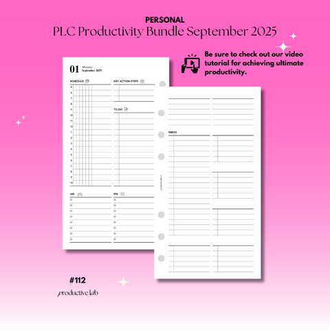 #112-9 PLC Productivity Bundle September 2025