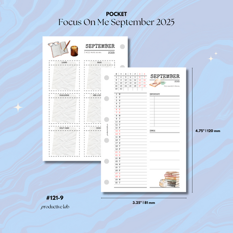 #121-9 Focus On Me September 2025