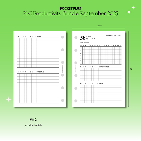 #112-9 PLC Productivity Bundle September 2025