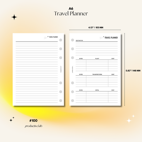 #100 Travel Planner