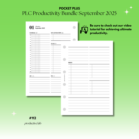 #112-9 PLC Productivity Bundle September 2025
