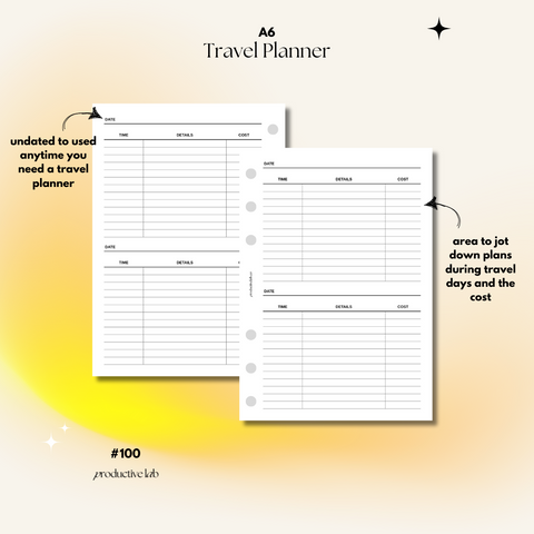 #100 Travel Planner