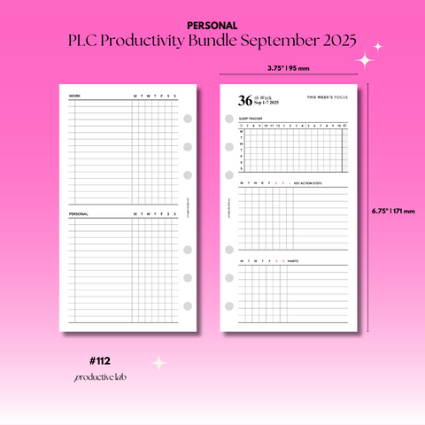 #112-9 PLC Productivity Bundle September 2025